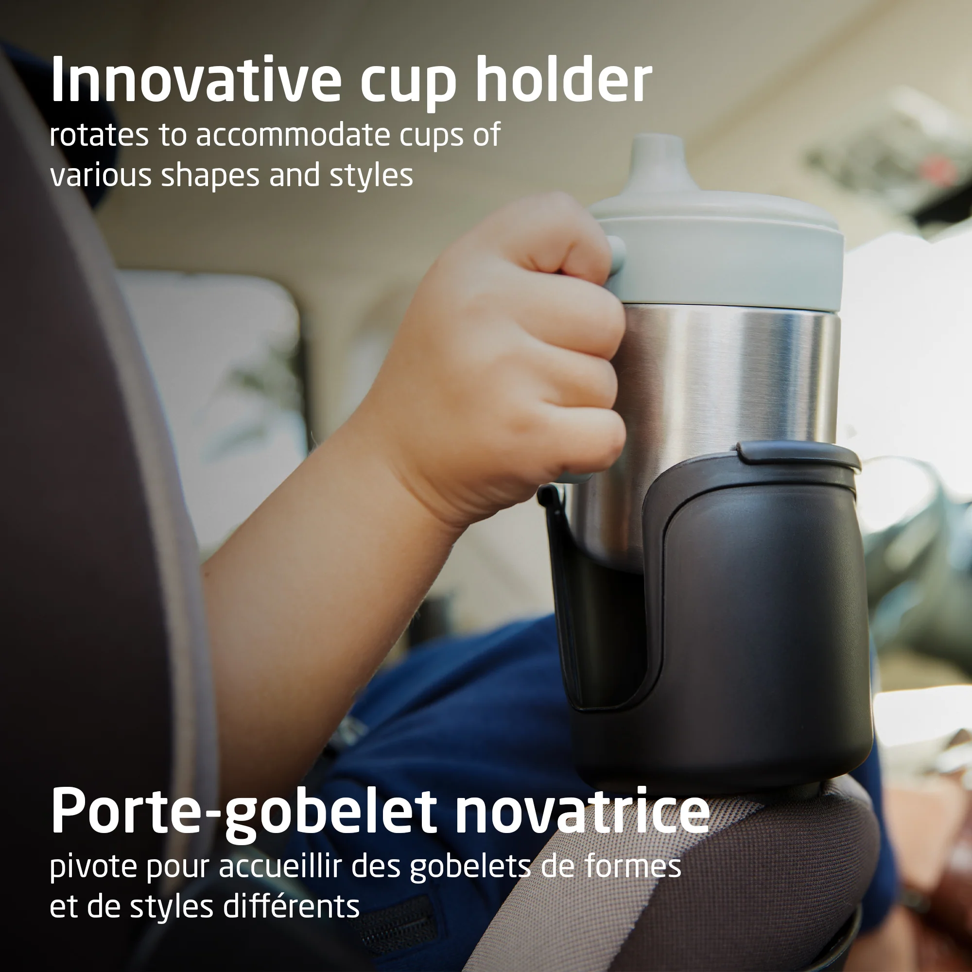 Andi 360° Rotating All-in-One Convertible Car Seat - Image 9