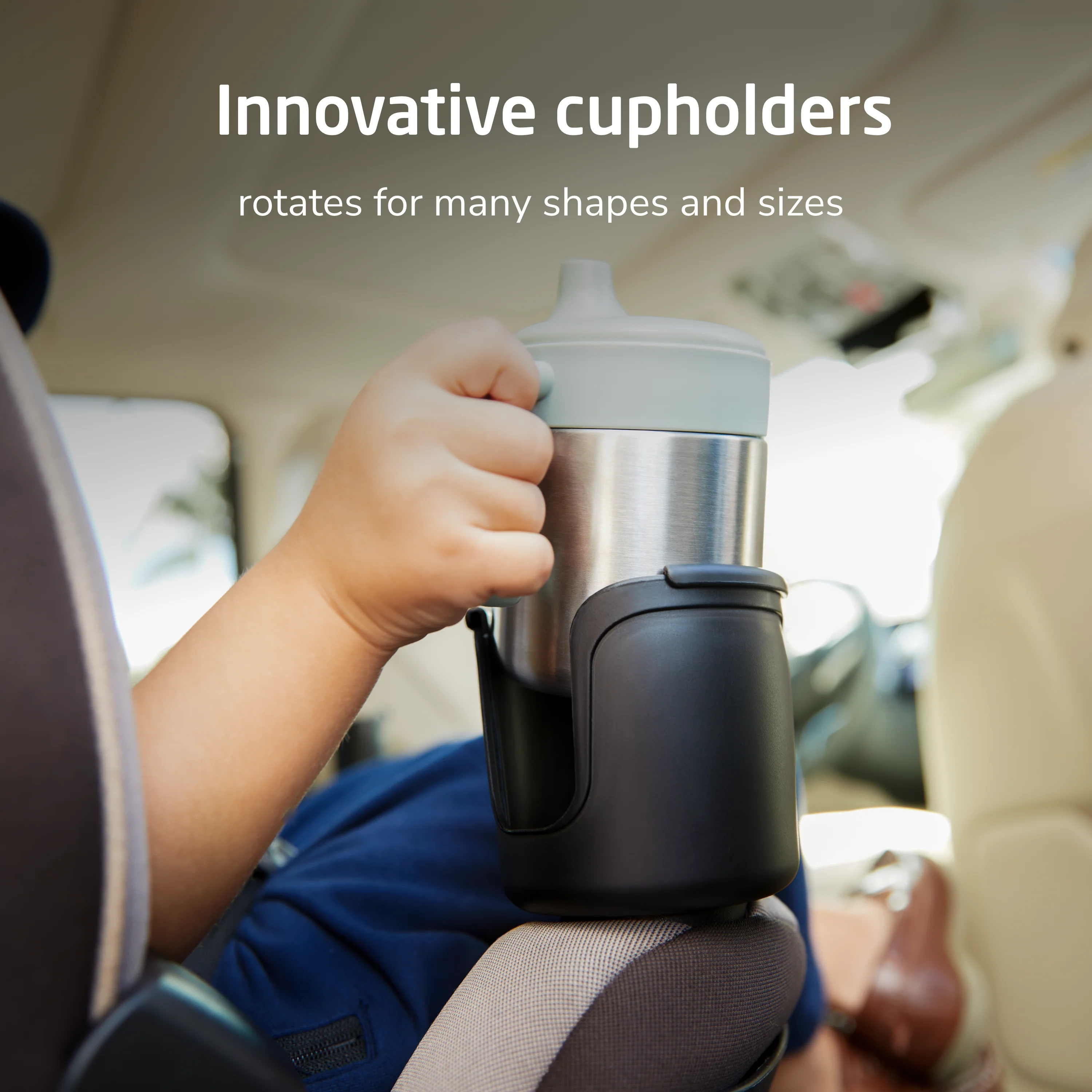 Andi 360° Rotating All-in-One Convertible Car Seat - Image 11