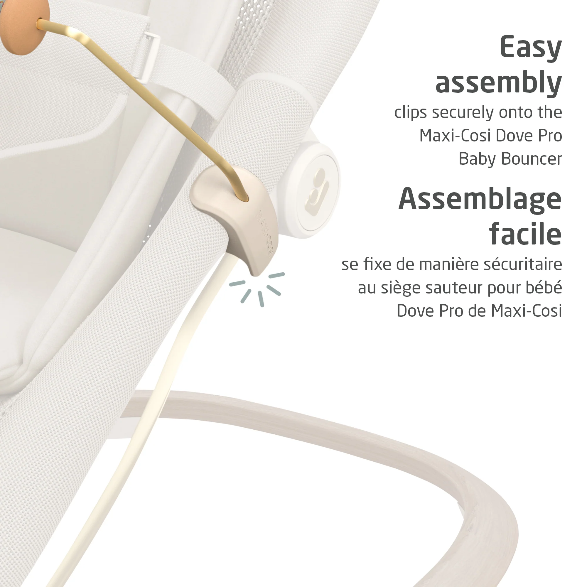 Dove Pro Vibrating Bouncer Toy Bar - Image 3