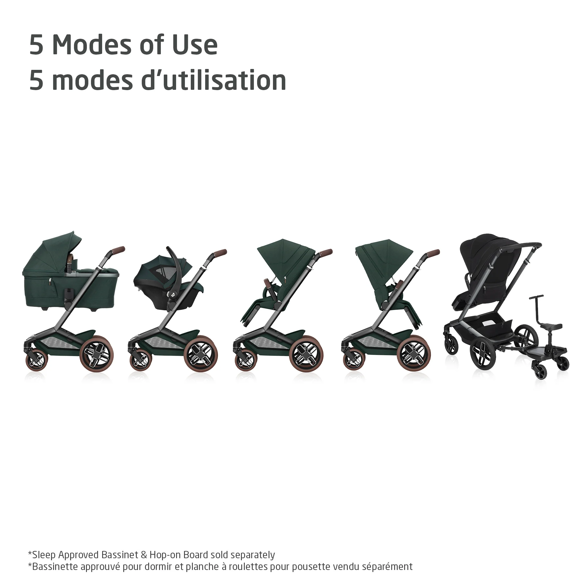 Fame Stroller & Mico Luxe+ Car Seat Travel System - Image 2