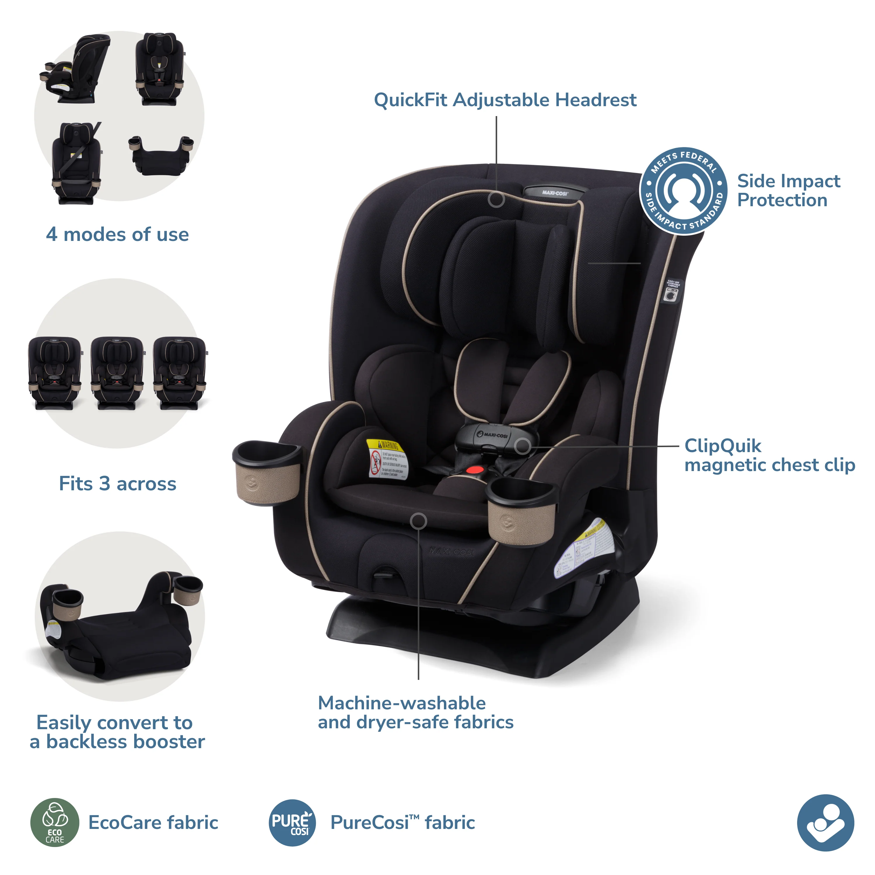 Kani 4-in-1 Convertible Car Seat - Image 11
