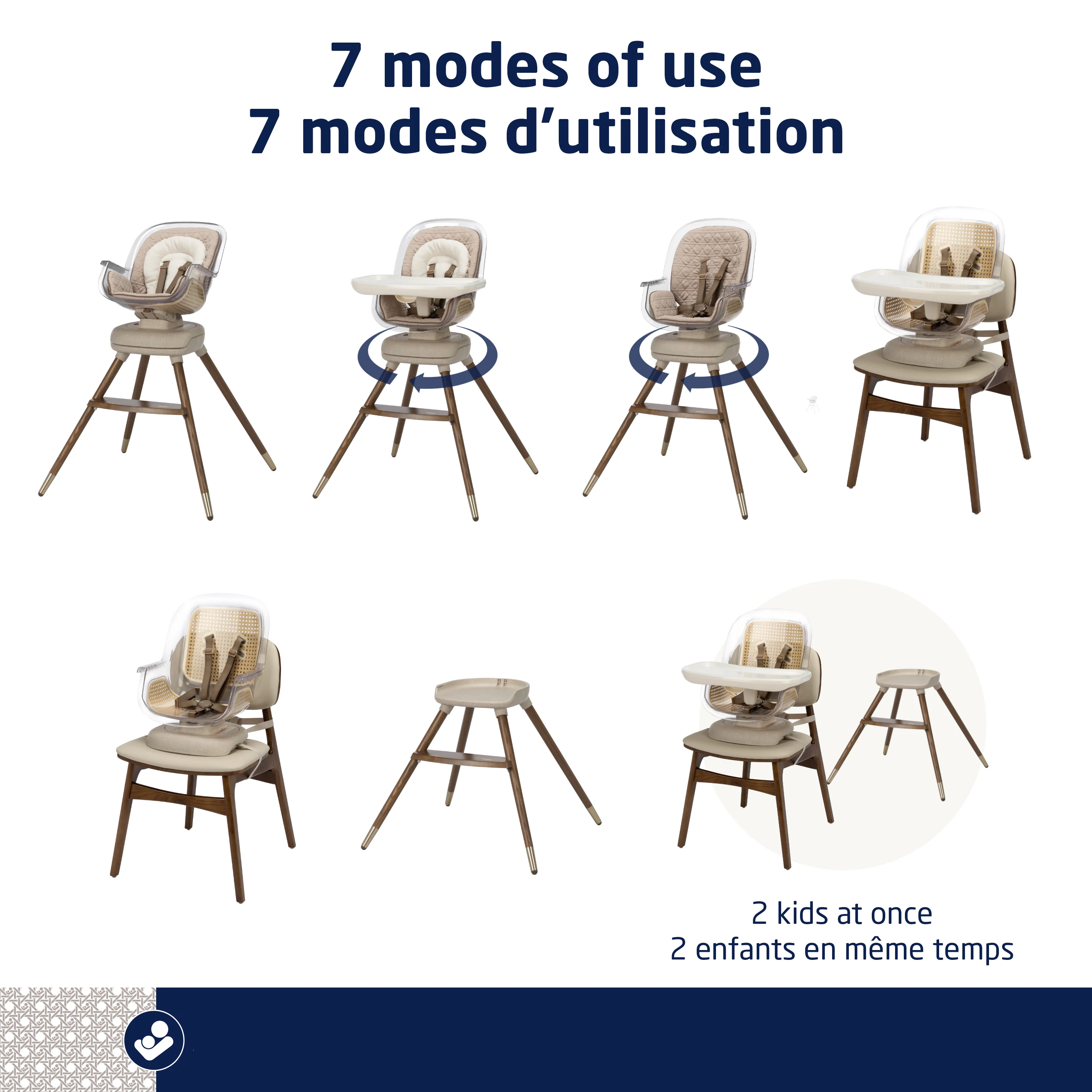 Kiskadee 360 Rotating High Chair - Image 3