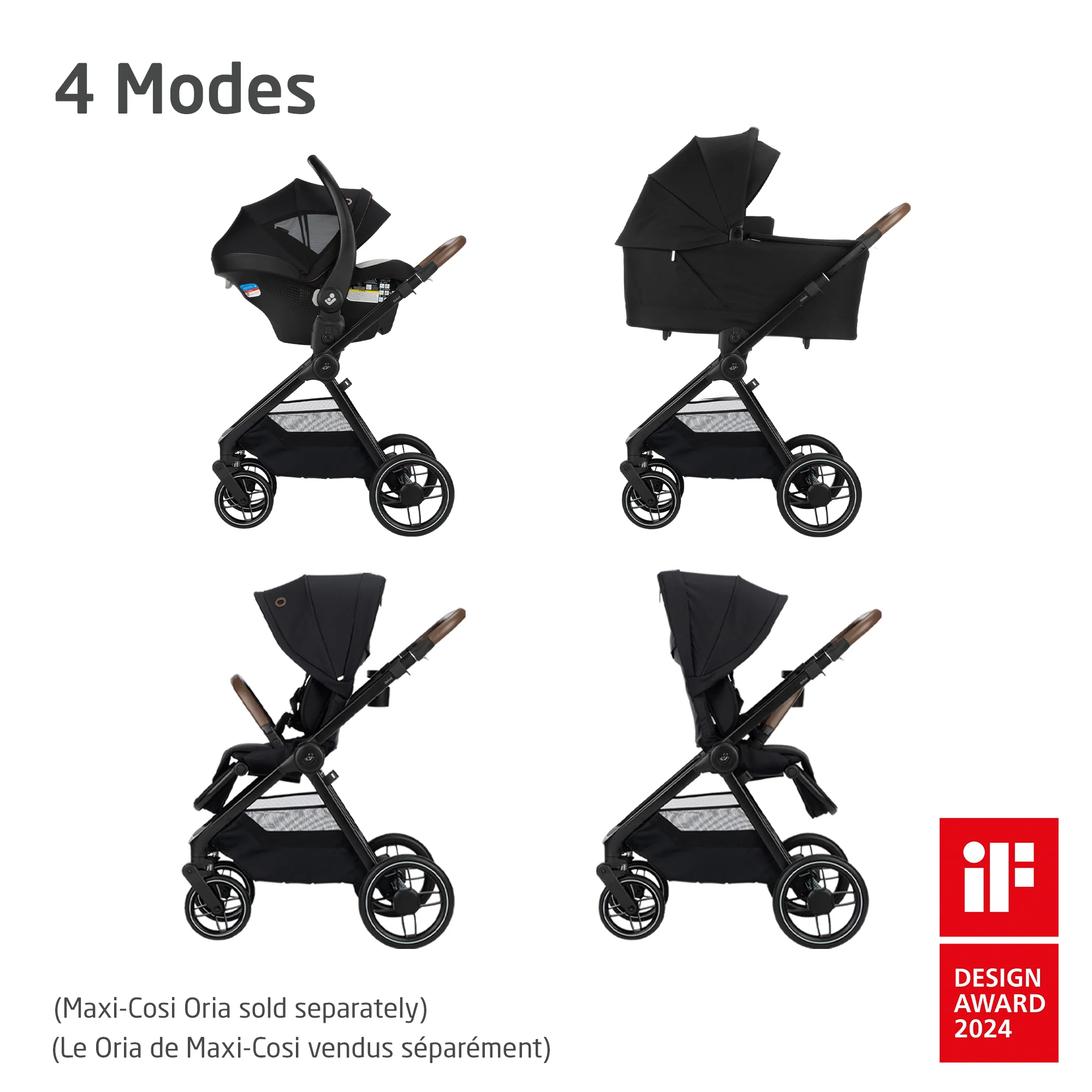 Oxford Stroller & Mico Luxe+ Travel System - Image 2