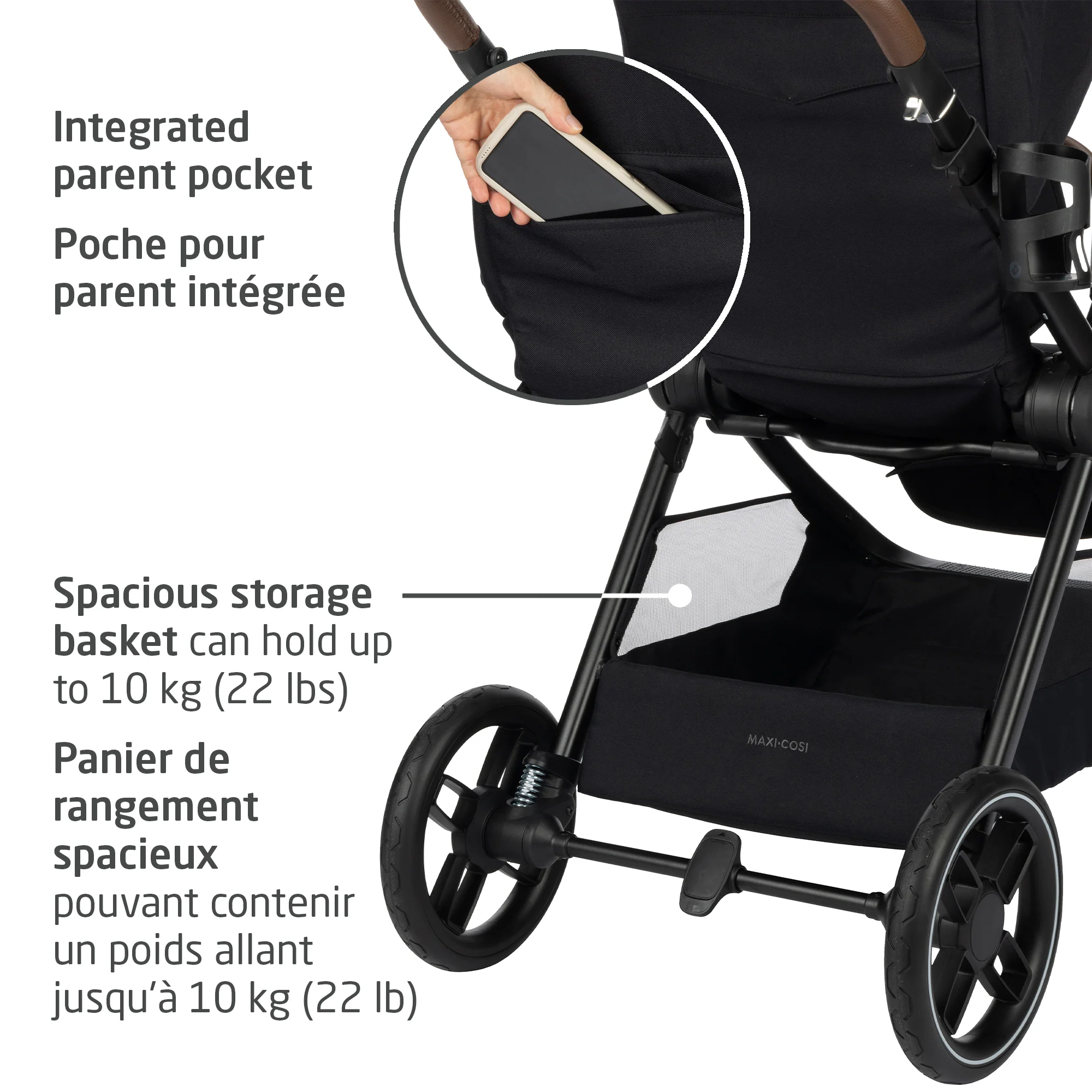 Oxford Stroller & Mico Luxe+ Travel System - Image 9