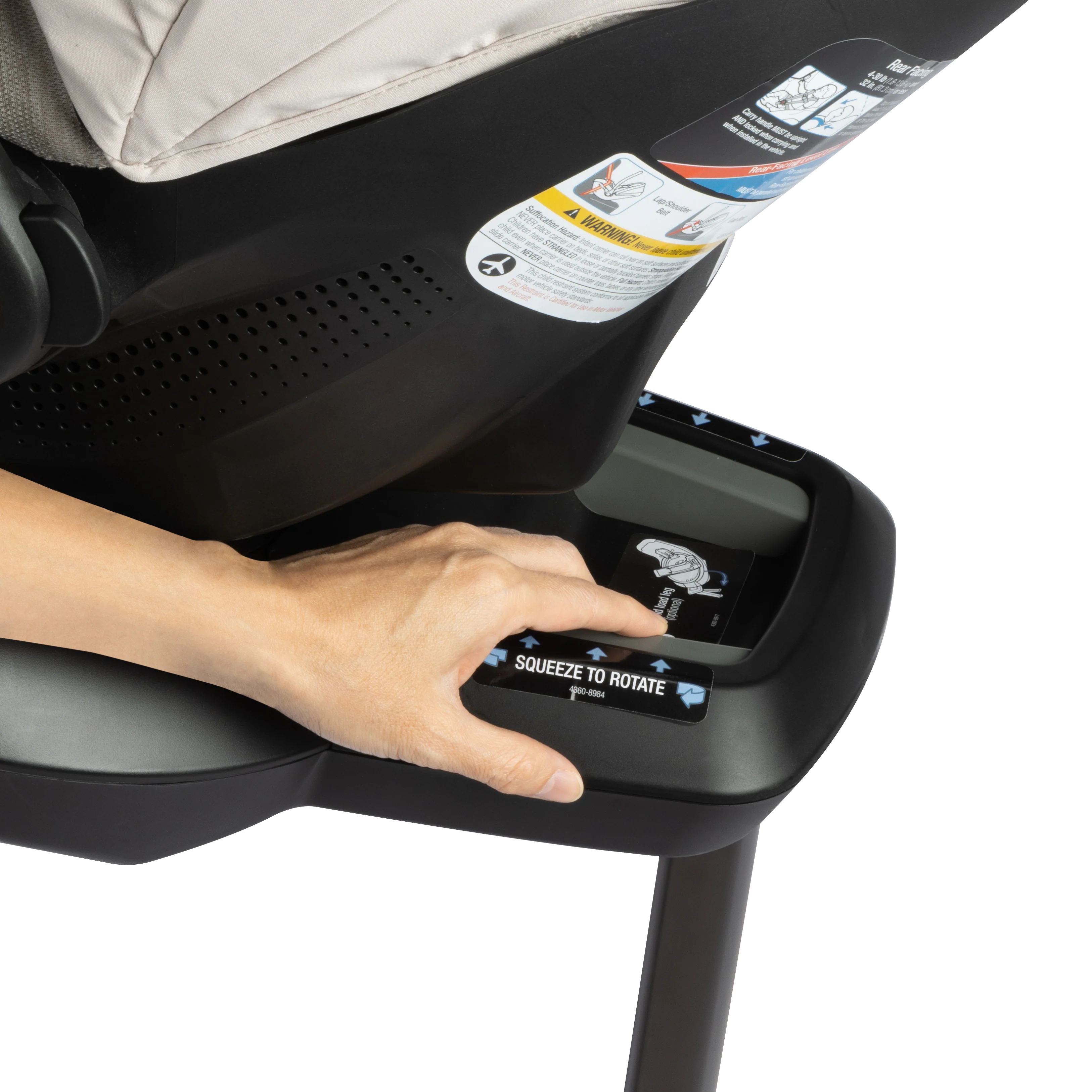 Peri™ 180° Rotating Infant Car Seat Base - Image 7