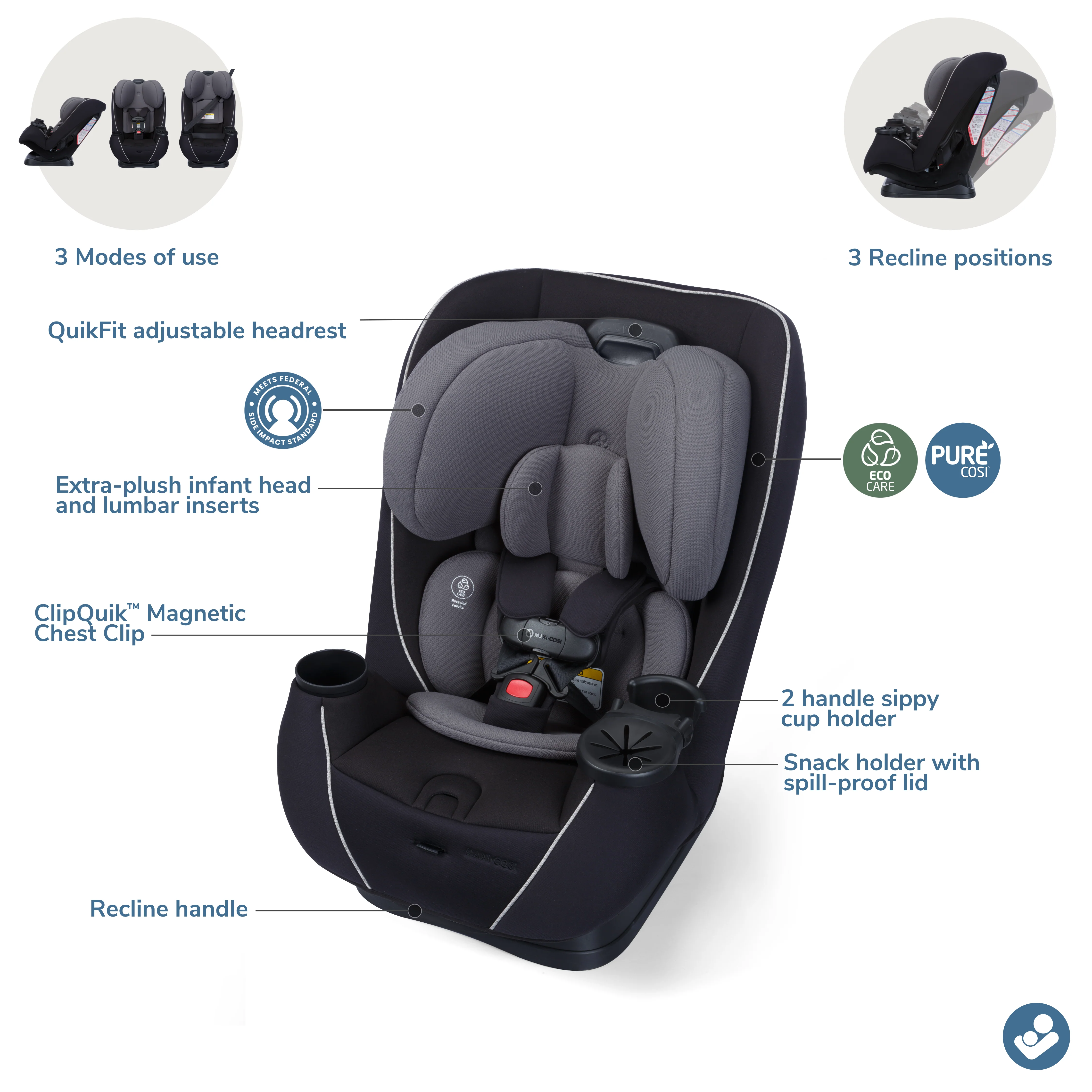Pria™ Max+ All-in-One Convertible Car Seat - Image 10
