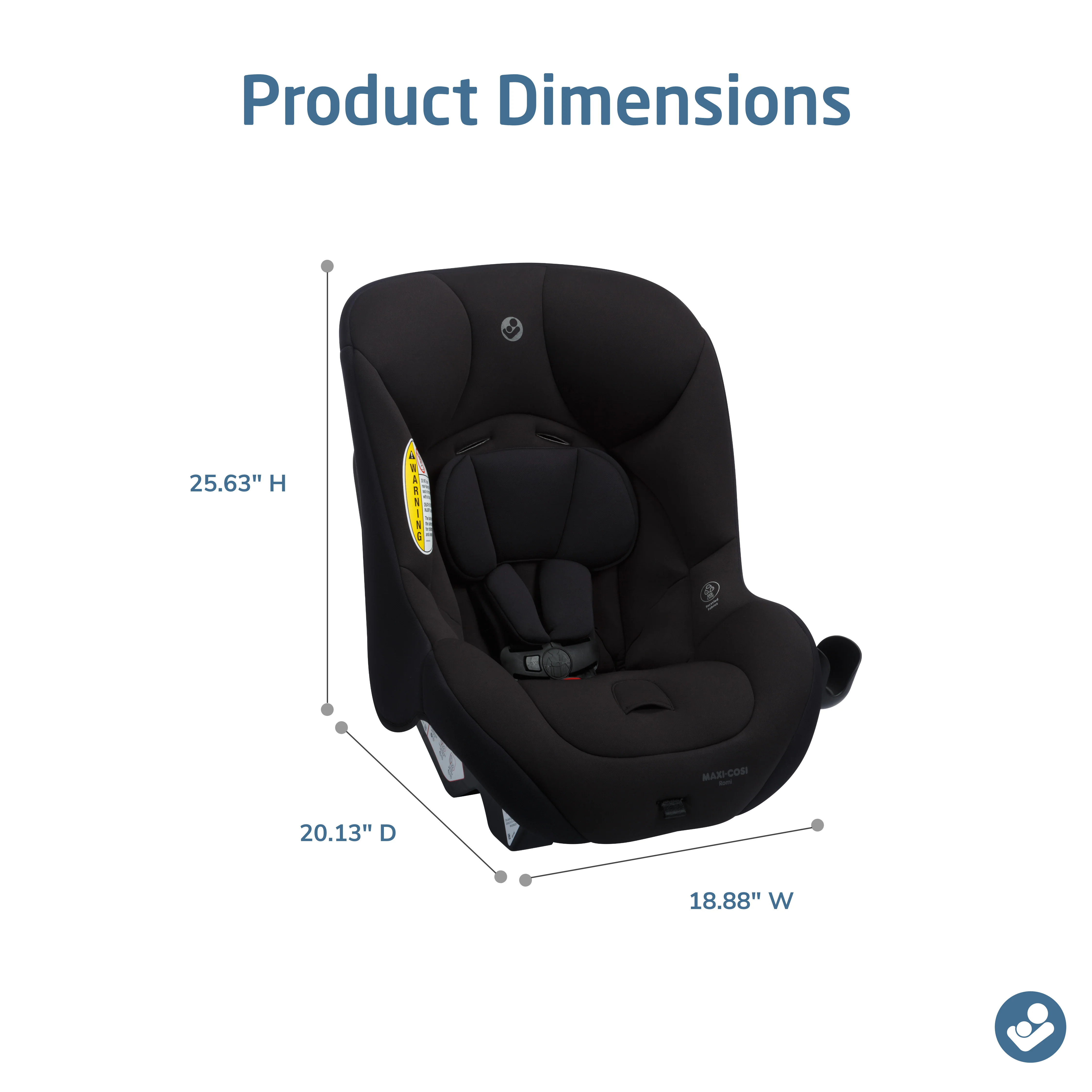 Romi 2-in-1 Convertible Car Seat - Image 9