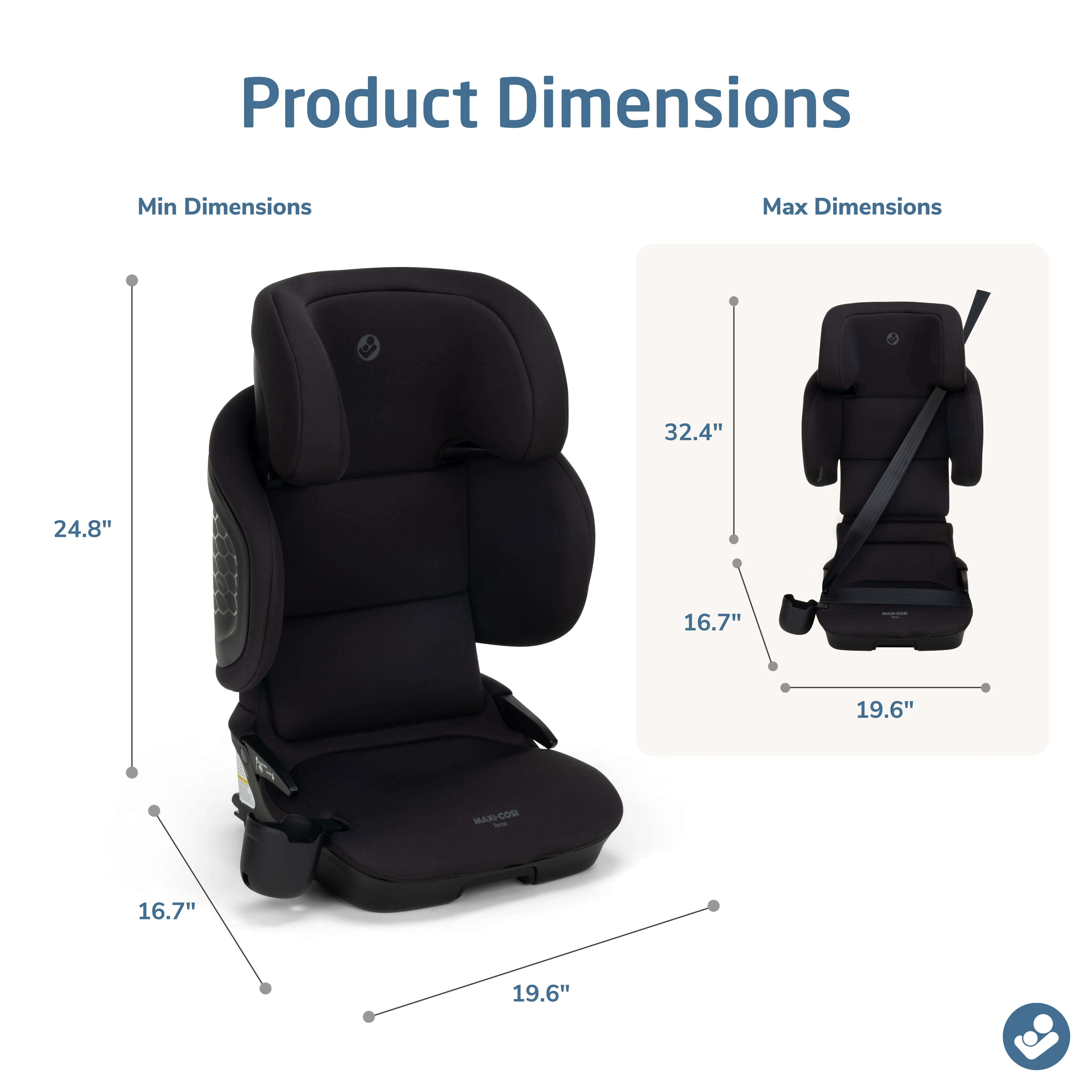 Tanza Belt-Positioning Booster Car Seat - Image 8